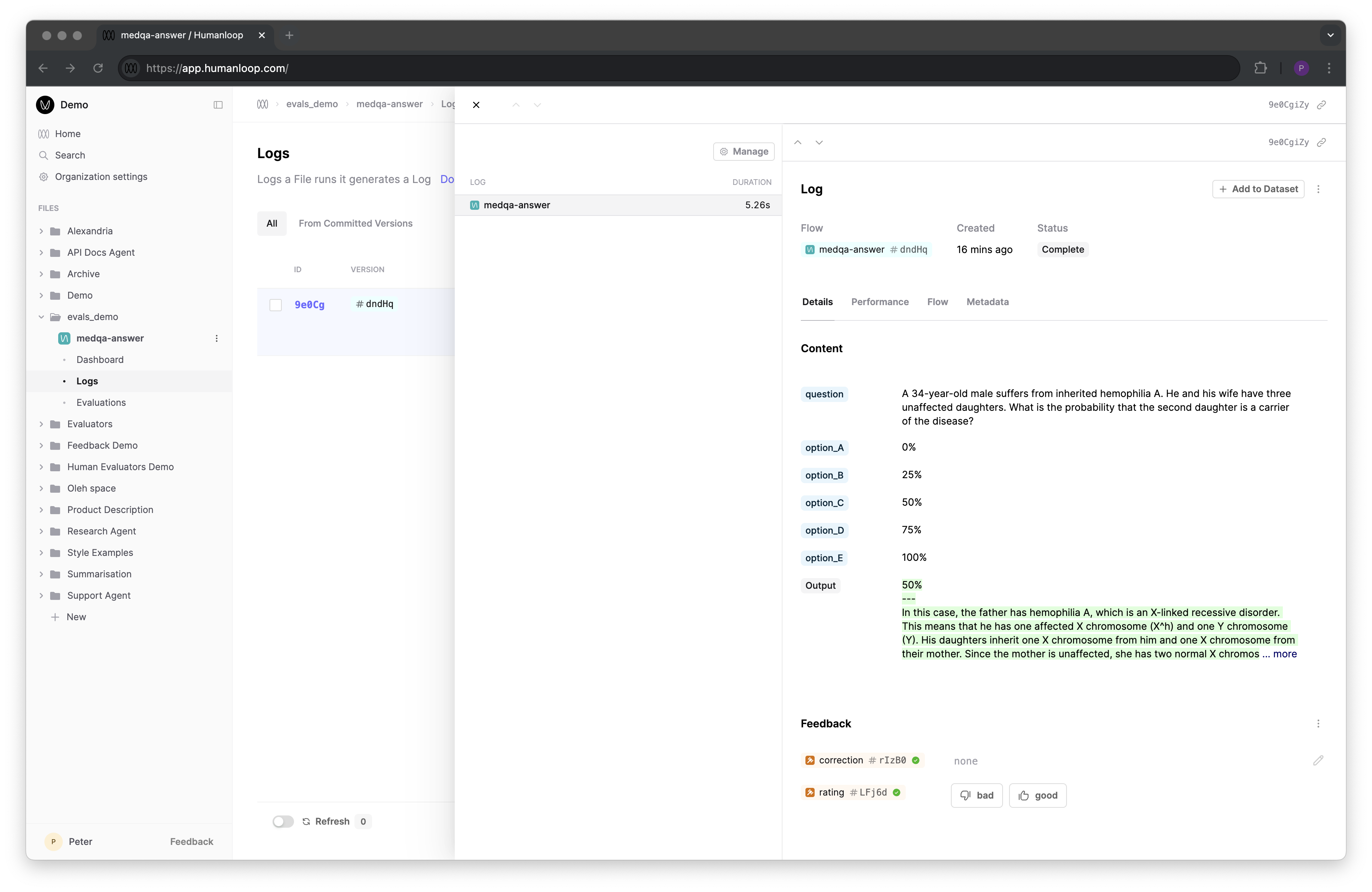 Evaluate a RAG app — Humanloop Docs