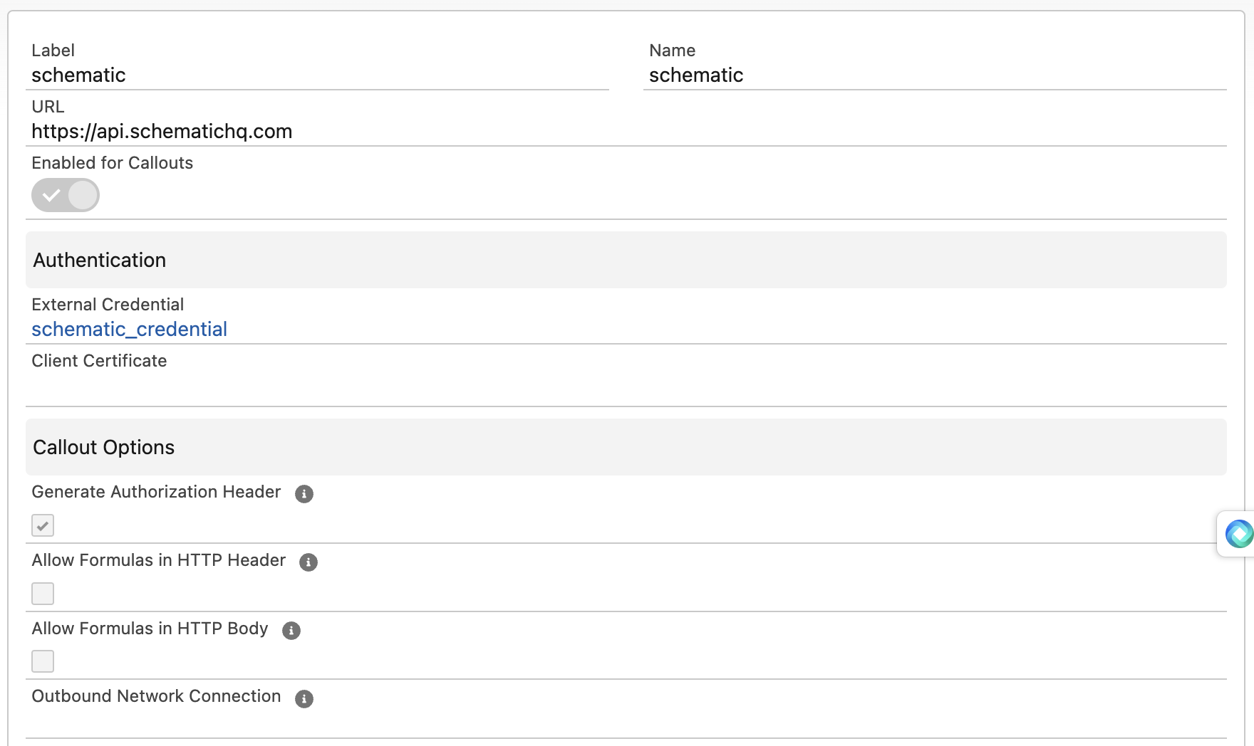 Salesforce Integration — SchematicHQ