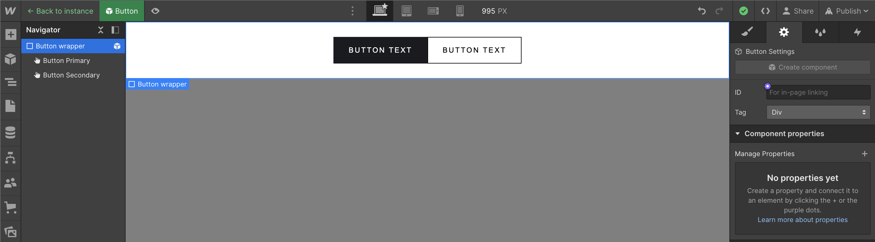 Button component